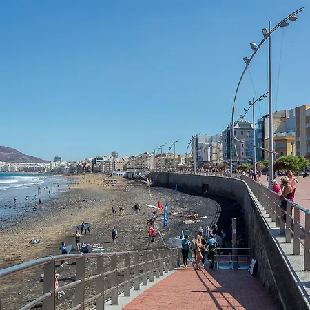 Flatguest Glass - Beach + Tv + Wifi * Las Palmas de Gran Canaria
